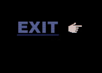 website link exit sign